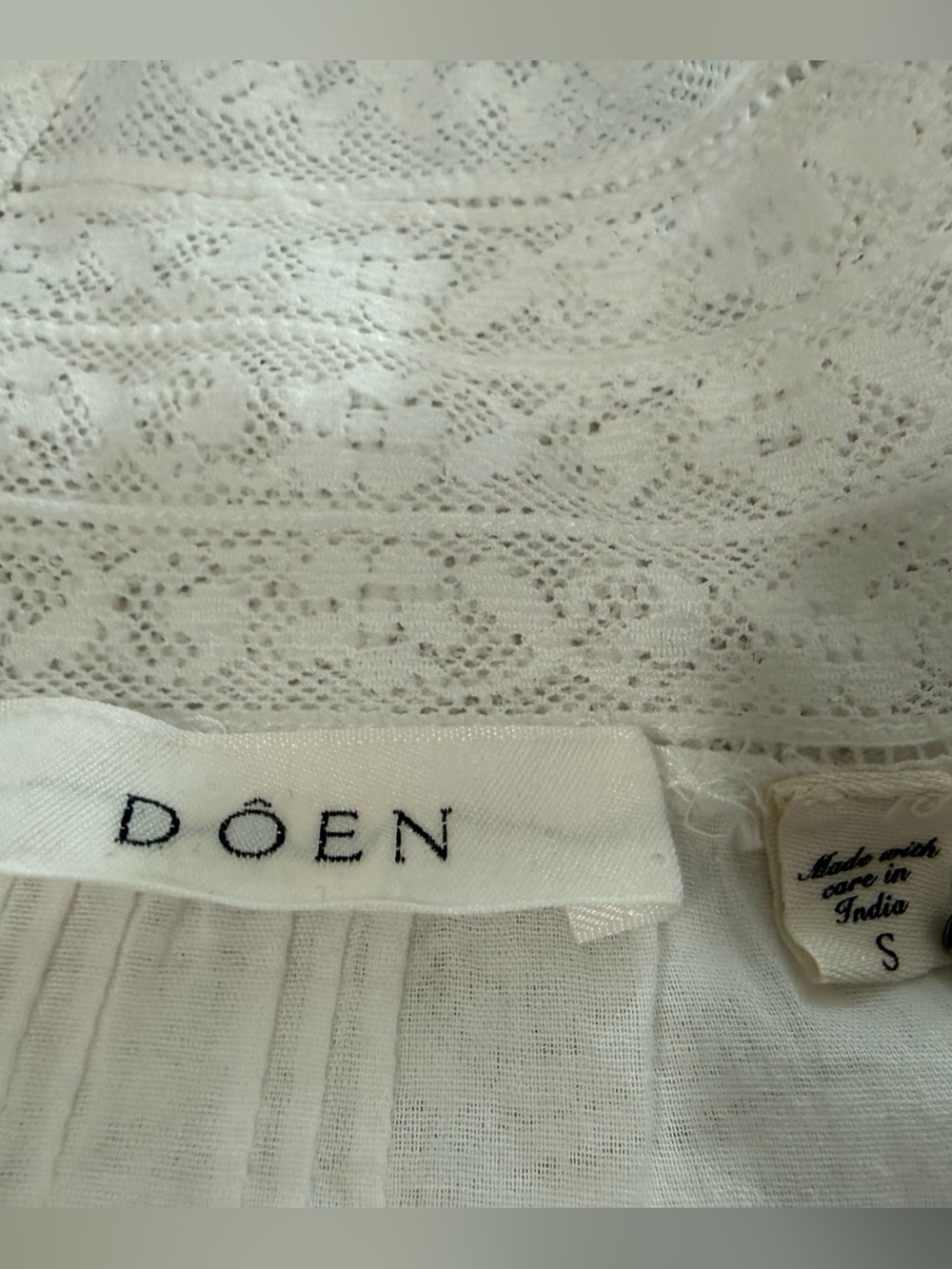 DÔEN Lilibet blouse S RARE - Picture 6 of 6